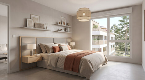 Programme immobilier neuf BOBOURG - La Chapelle-sur-Erdre : 28 appartements neufs du studio au 4 pièces en cœur de ville (44240) - Référence : 14889