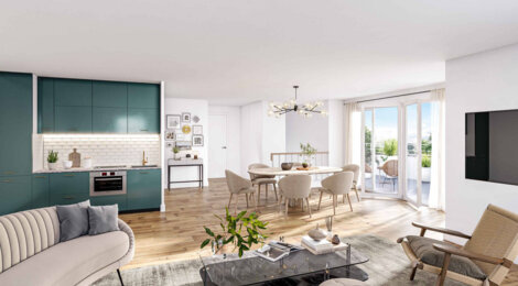Programme immobilier neuf Ô Grand-Lieu - La Chevrolière : appartements neufs du 2 au 4 pièces en plein centre du bourg (44118) - Référence : 14994