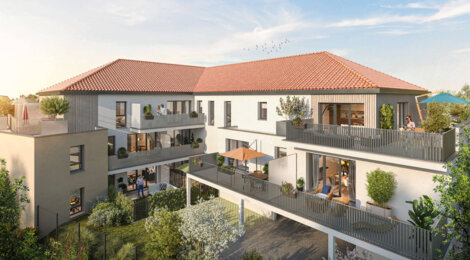 Programme immobilier neuf Ô Grand-Lieu - La Chevrolière : appartements neufs du 2 au 4 pièces en plein centre du bourg (44118) - Référence : 14994