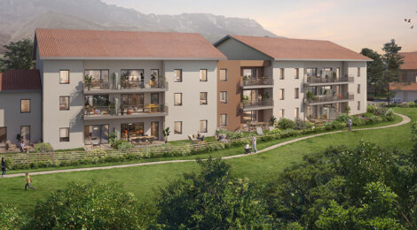 Programme immobilier neuf LES BALCONS DE JADE - La Chialas résidence neuve au pied du Grésivaudan (38570) - Référence : 14137