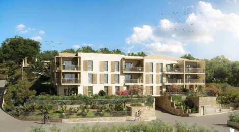 Programme immobilier neuf Elaïs - La Ciotat : Appartements studio–T4 et maisons T4 avec terrasses, jardins et volets électriques au cœur d’un cadre naturel préservé (13600) - Référence : 14240