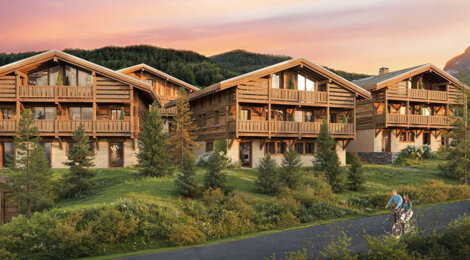 Programme immobilier neuf Chalets ISQUI - La Clusaz au pied des pistes proche Annecy (74220) - Référence : 17117