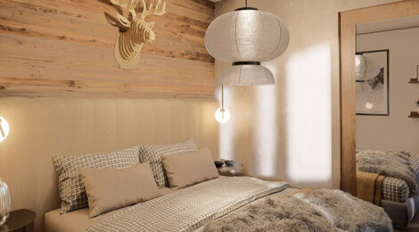 Programme immobilier neuf Chalets ISQUI - La Clusaz au pied des pistes proche Annecy (74220) - Référence : 17117