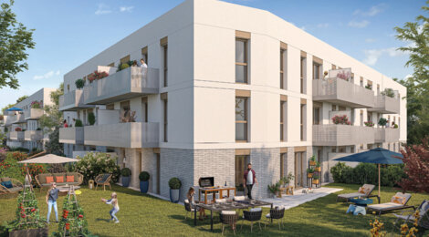 Programme immobilier neuf Cour Nova - La Courneuve à proximité du métro 7 et du tramway T1 (93120) - Référence : 16643