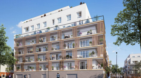 Programme immobilier neuf NOVA GREEN - La Courneuve : appartements neufs du studio au 5 pièces à 500m du tramway T1 (93120) - Référence : 15070