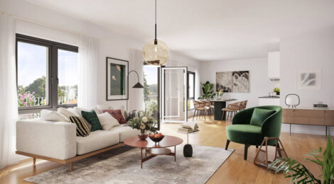 Programme immobilier neuf NOVA GREEN - La Courneuve : appartements neufs du studio au 5 pièces à 500m du tramway T1 (93120) - Référence : 15070