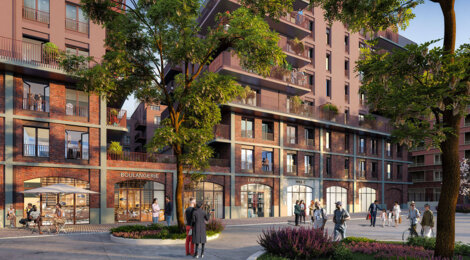 Programme immobilier neuf LA FABRIQUE DES CULTURES - RUE DES USINES BABCOCK - La Courneuve : Appartements studio–T5 avec terrasses, parking sécurisé et proximité RER B (93120) - Référence : 14704