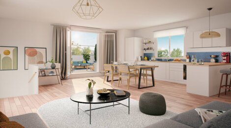 Programme immobilier neuf L'Écrin Montfort - La Courneuve proche tramway T1 et métro 7 (93120) - Référence : 17007