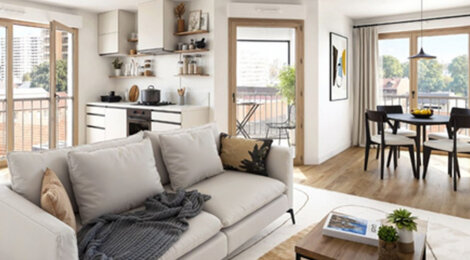 Programme immobilier neuf NODE - La Courneuve résidence contemporaine proche du RER B (93120) - Référence : 17932