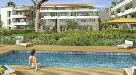 Programme immobilier neuf L Ecrin - La Croix-Valmer résidence avec piscine à 5 min des plages (83420) - Référence : 18567