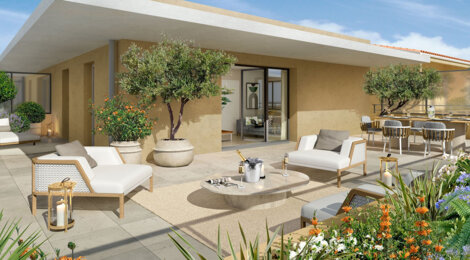 Programme immobilier neuf L Ecrin - La Croix-Valmer résidence avec piscine à 5 min des plages (83420) - Référence : 18567