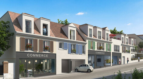Programme immobilier neuf VILLA DAUBIGNY - La Frette-sur-Seine : Appartements studio–T4 avec terrasses, jardins privatifs et proximité gare (95530) - Référence : 14807