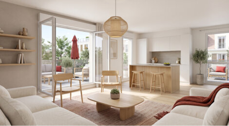 Programme immobilier neuf VILLA DAUBIGNY - La Frette-sur-Seine : Appartements studio–T4 avec terrasses, jardins privatifs et proximité gare (95530) - Référence : 14807