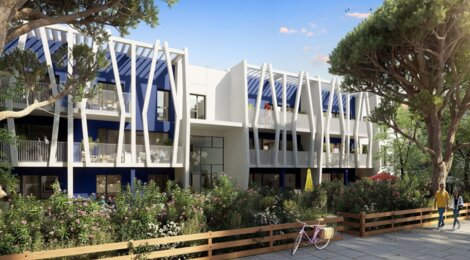 Programme immobilier neuf CARRE SAPHIR - La Grande-Motte : 50 logements neufs T2–T4 à 10 min de la plage (34280) - Référence : 15168