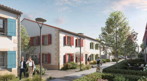 Programme immobilier neuf Le Clos du Chemin Vert -  La Jarrie : maisons et appartements neufs à 14 min des plages (17220) - Référence : 14572