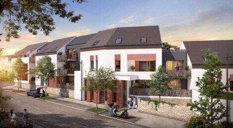 Programme immobilier neuf la belle epoque - La Membrolle-sur-Choisille : Appartements studio–T3 avec terrasses, jardins privatifs et proximité Tours (37390) - Référence : 12009
