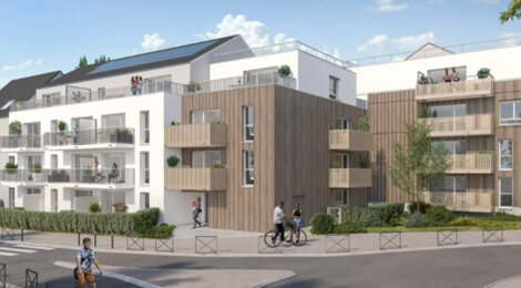 Programme immobilier neuf ONDE - La Mézière vie pratique proche Rennes et commodités (35520) - Référence : 17452