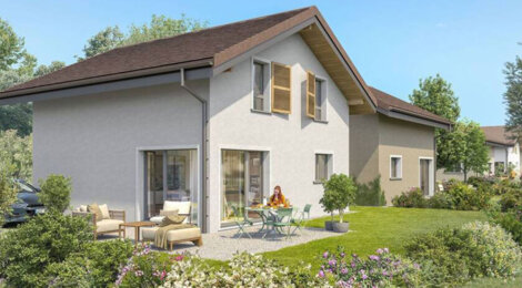 Programme immobilier neuf ESPRIT VILLAGE - La Motte-Servolex maisons neuves entre lacs et nature (73290) - Référence : 17349