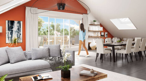 Programme immobilier neuf RESIDENCE LEYA - La Motte-Servolex résidence contemporaine à 11 minutes à pied du centre-ville (73290) - Référence : 11784