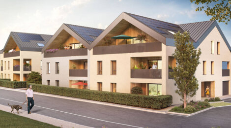 Programme immobilier neuf RESIDENCE LEYA - La Motte-Servolex résidence contemporaine à 11 minutes à pied du centre-ville (73290) - Référence : 11784