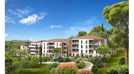 Programme immobilier neuf LA PINEDE - La Penne-sur-Huveaune : Appartements T1–T4 avec terrasses, balcons et jardins dans un cadre paysager proche des écoles (13821) - Référence : 1514
