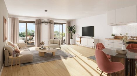 Programme immobilier neuf EMBLEM -  La Riche : appartements neufs du 2 au 5 pièces face au jardin botanique (37520) - Référence : 15183