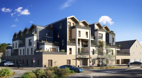 Programme immobilier neuf EMBLEM -  La Riche : appartements neufs du 2 au 5 pièces face au jardin botanique (37520) - Référence : 15183