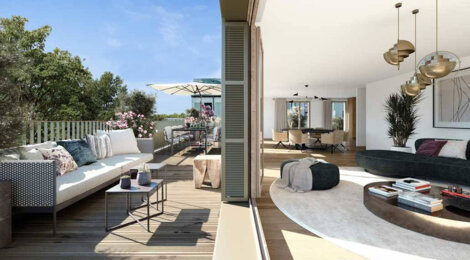 Programme immobilier neuf Les Dryades - La Riche : Appartements studio–T5 avec terrasses, jardin botanique et proximité centre-ville (37520) - Référence : 14689