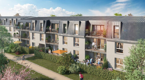 Programme immobilier neuf Le Coteau de Grâce - La Rivière-Saint-Sauveur : Appartements T2–T3 avec terrasses, parking sécurisé et proximité port de Honfleur (14600) - Référence : 14523