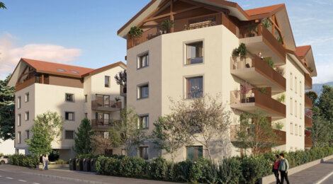 Programme immobilier neuf L'ECRIN DES SOURCES - La Roche-sur-Foron appartements neufs à 3 min en voiture de la gare (74800) - Référence : 17622