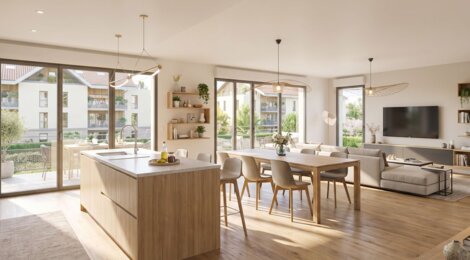 Programme immobilier neuf Contemplations - La Roche-sur-Foron résidence neuve près de la gare (74800) - Référence : 17772