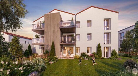 Programme immobilier neuf Nature & Sens - La Roche-sur-Yon : 46 logements neufs T1–T6 dans le quartier de la Ripardière (85000) - Référence : 15792