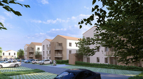 Programme immobilier neuf LES JARDINS DE LA BROSSARDIERE - La Roche-sur-Yon au coeur du quartier de la Brossardière (85000) - Référence : 16438