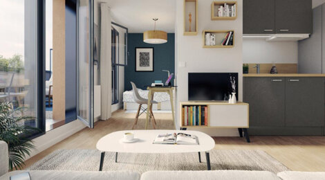Programme immobilier neuf My Work Vendée - La Roche-sur-Yon résidence étudiante proche du Pentagone et gare (85000) - Référence : 16484
