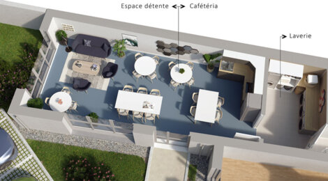 Programme immobilier neuf My Work Vendée - La Roche-sur-Yon résidence étudiante proche du Pentagone et gare (85000) - Référence : 16484