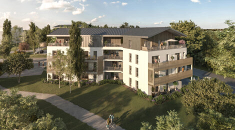 Programme immobilier neuf Rive Gauche Rive Droite - La Roche-sur-Yon résidence intimiste dans un quartier calme et boisé (85000) - Référence : 12212