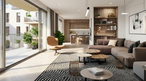 Programme immobilier neuf IMPÉRIO - La Roche-sur-Yon vue sur la Place Napoléon (85000) - Référence : 17136