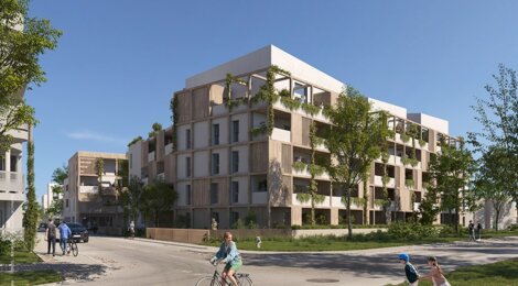 Programme immobilier neuf Ocar - La Rochelle : appartements neufs du 2 au 5 pièces au nord du canal de Rompsay (17000) - Référence : 14552