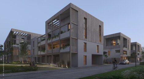 Programme immobilier neuf Ocar - La Rochelle : appartements neufs du 2 au 5 pièces au nord du canal de Rompsay (17000) - Référence : 14552