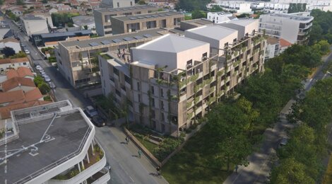 Programme immobilier neuf Ocar - La Rochelle : appartements neufs du 2 au 5 pièces au nord du canal de Rompsay (17000) - Référence : 14552