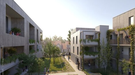 Programme immobilier neuf Ocar - La Rochelle : appartements neufs du 2 au 5 pièces au nord du canal de Rompsay (17000) - Référence : 14552