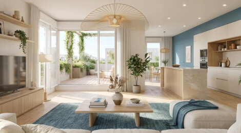 Programme immobilier neuf Ocar - La Rochelle : appartements neufs du 2 au 5 pièces au nord du canal de Rompsay (17000) - Référence : 14552
