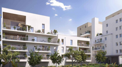Programme immobilier neuf CELESTE - La Rochelle : appartements neufs du 2 au 5 pièces en quartier de Tasdon (17000) - Référence : 14554