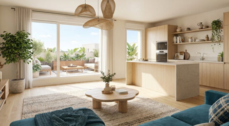 Programme immobilier neuf CELESTE - La Rochelle : appartements neufs du 2 au 5 pièces en quartier de Tasdon (17000) - Référence : 18231
