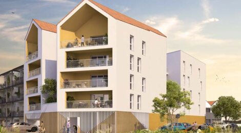 Programme immobilier neuf LA MARJOLAINE - La Rochelle au coeur du quartier La Pallice (17000) - Référence : 14558