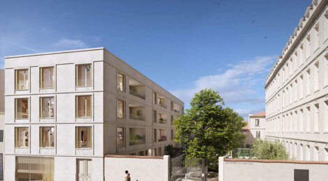 Programme immobilier neuf LES JARDINS DE L‘ORATOIRE LA ROCHELLE - La Rochelle en plein centre historique (17000) - Référence : 12505