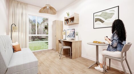 Programme immobilier neuf STUDY ONE - La Rochelle LMNP au cœur du campus des Minimes (17000) - Référence : 11799