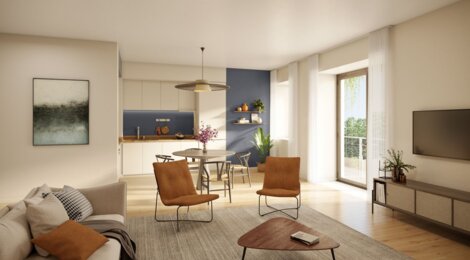 Programme immobilier neuf COTE PARC - Bâtiment B - La Rochelle réhabilitation proche place de Verdun (17000) - Référence : 14566