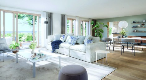 Programme immobilier neuf ACACIA - La Rochelle résidence neuve face aux parcs (17000) - Référence : 17642