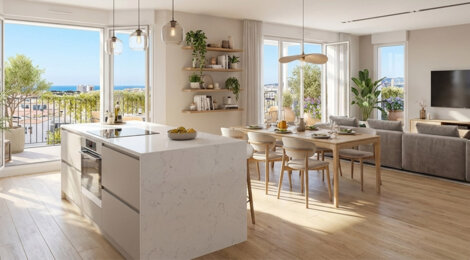 Programme immobilier neuf Soixante-Treize - La Rochelle résidence neuve proche corniche (17000) - Référence : 14571